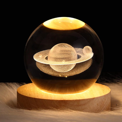 GlowGlobe | Crystal Ball Night Light